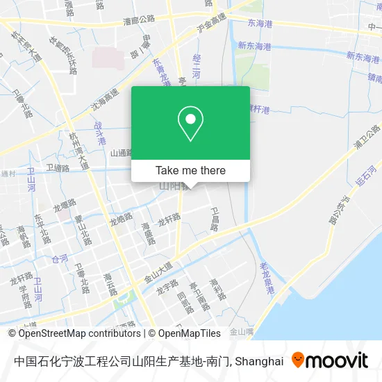中国石化宁波工程公司山阳生产基地-南门 map