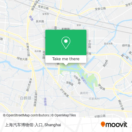 上海汽车博物馆-入口 map