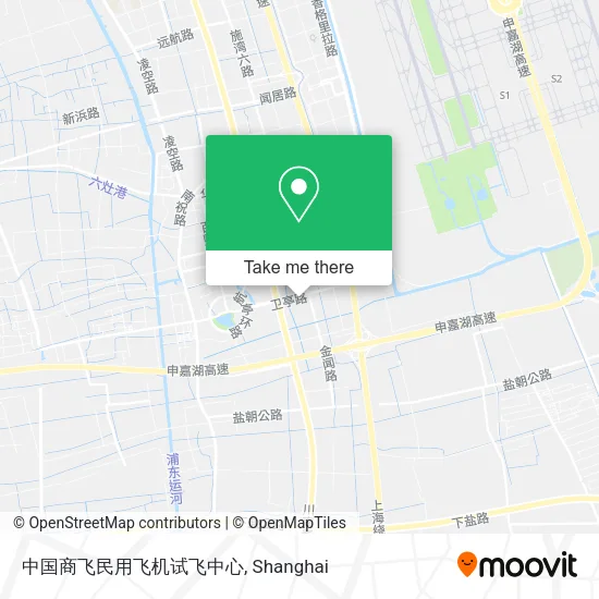 中国商飞民用飞机试飞中心 map