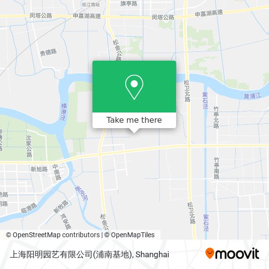 上海阳明园艺有限公司(浦南基地) map