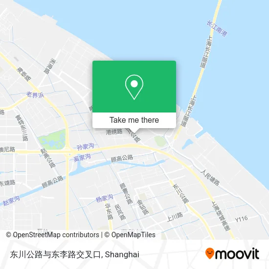 东川公路与东李路交叉口 map