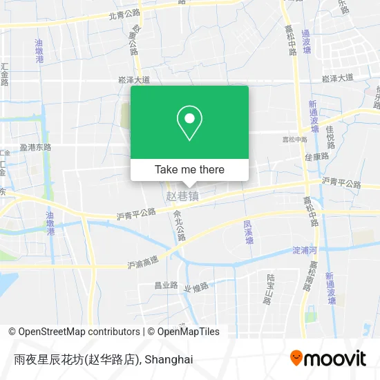 雨夜星辰花坊(赵华路店) map