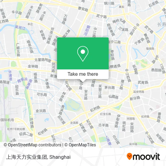 上海天力实业集团 map
