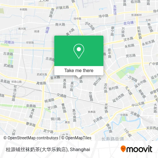 桂源铺丝袜奶茶(大华乐购店) map
