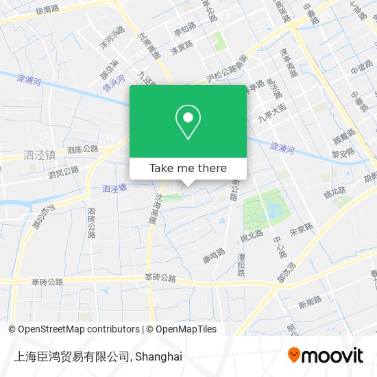 上海臣鸿贸易有限公司 map