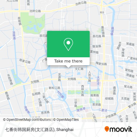 七番街韩国厨房(文汇路店) map