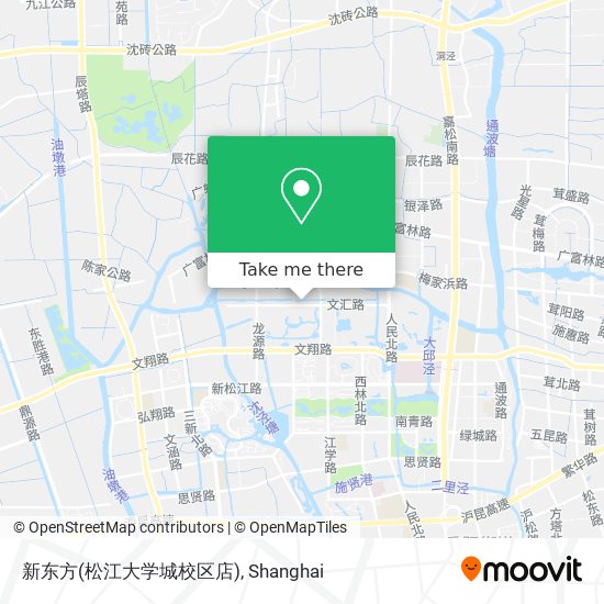 新东方(松江大学城校区店) map