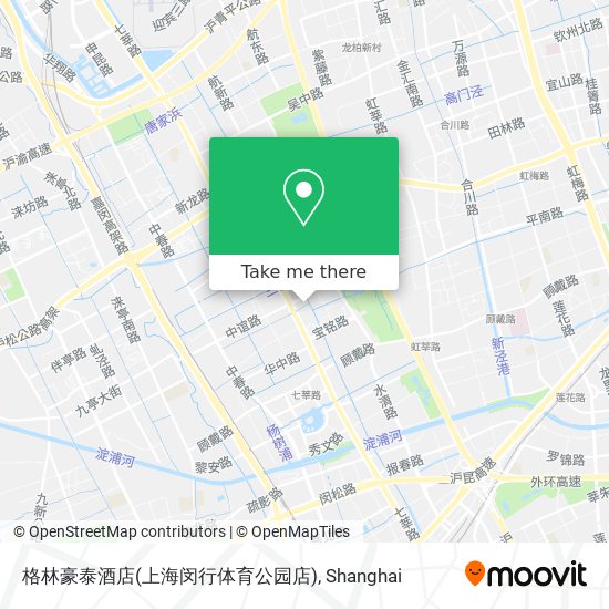 格林豪泰酒店(上海闵行体育公园店) map