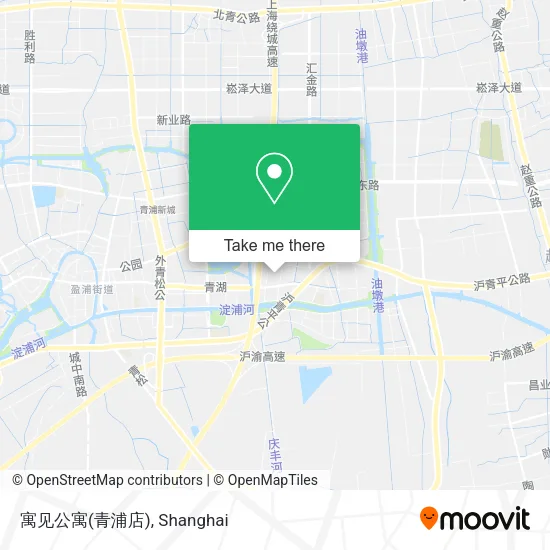 寓见公寓(青浦店) map