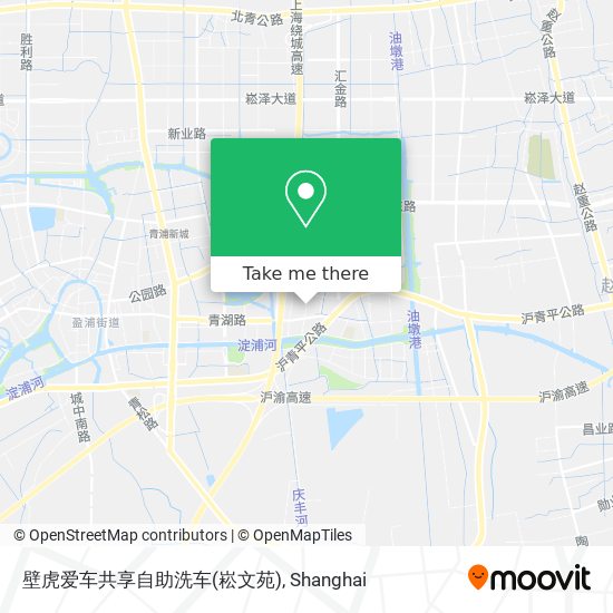 壁虎爱车共享自助洗车(崧文苑) map