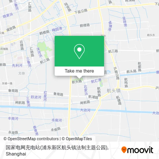 国家电网充电站(浦东新区航头镇法制主题公园) map