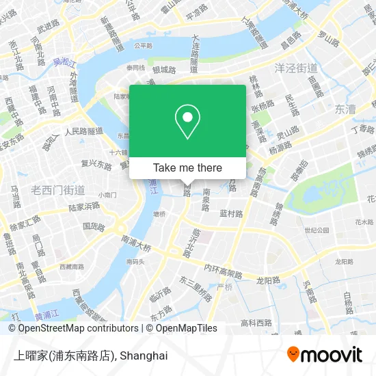 上曜家(浦东南路店) map