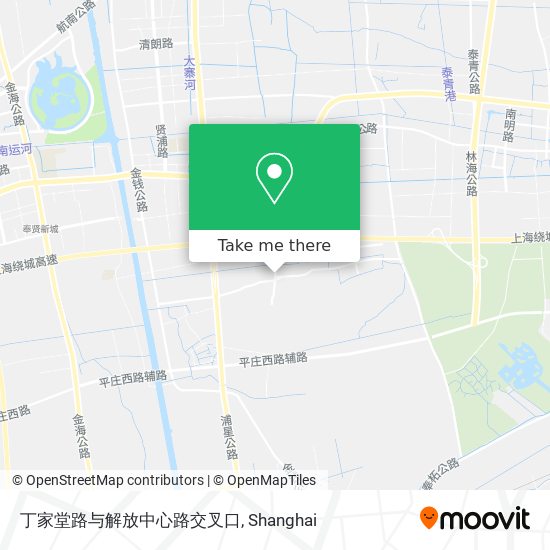 丁家堂路与解放中心路交叉口 map