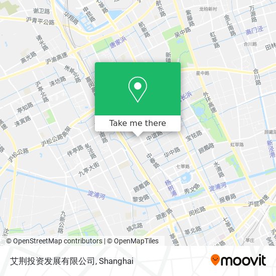 艾荆投资发展有限公司 map