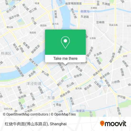 红烧牛肉面(博山东路店) map