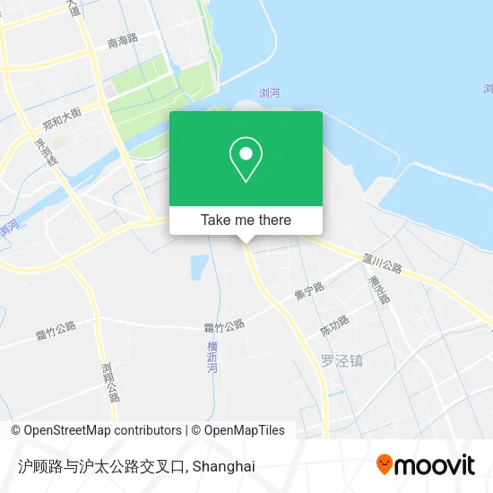 沪顾路与沪太公路交叉口 map