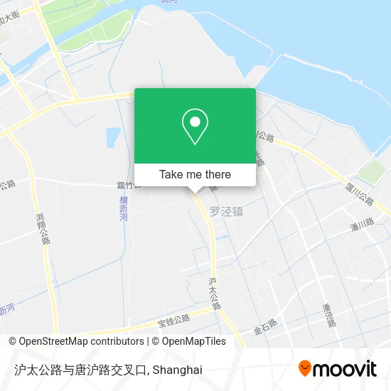 沪太公路与唐沪路交叉口 map