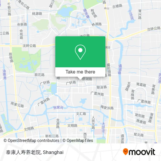 泰康人寿养老院 map