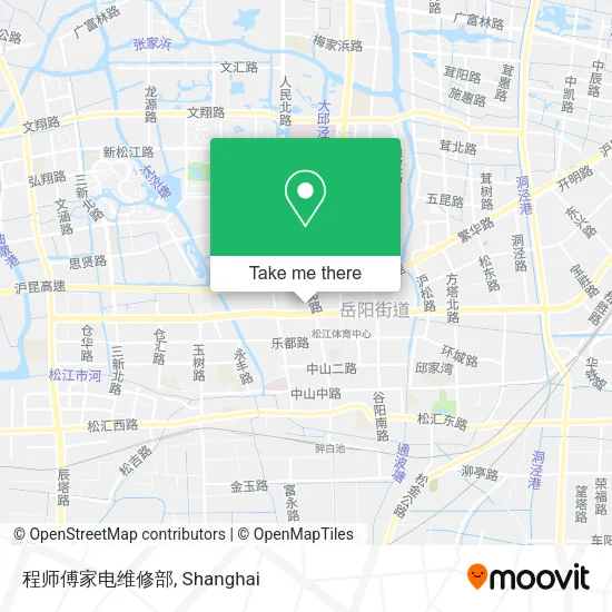 程师傅家电维修部 map