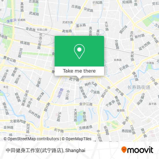 中田健身工作室(武宁路店) map