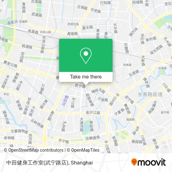 中田健身工作室(武宁路店) map