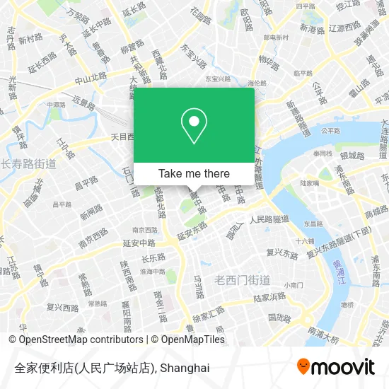 全家便利店(人民广场站店) map