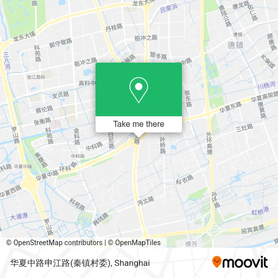 华夏中路申江路(秦镇村委) map