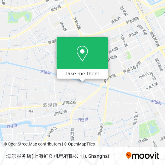 海尔服务店(上海虹图机电有限公司) map