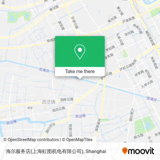 海尔服务店(上海虹图机电有限公司) map