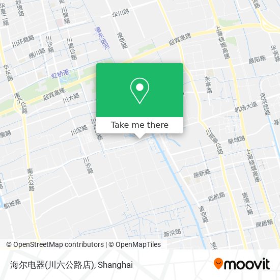 海尔电器(川六公路店) map