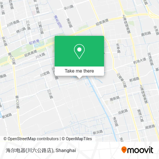 海尔电器(川六公路店) map