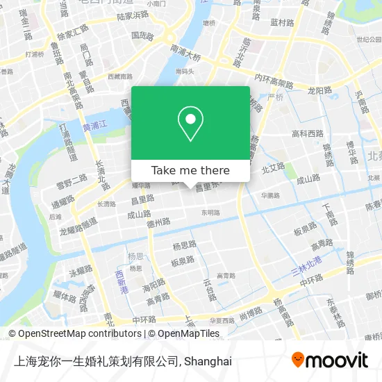 上海宠你一生婚礼策划有限公司 map