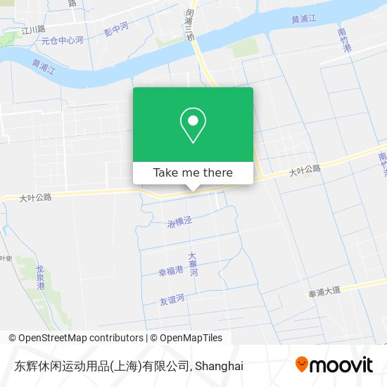 东辉休闲运动用品(上海)有限公司 map