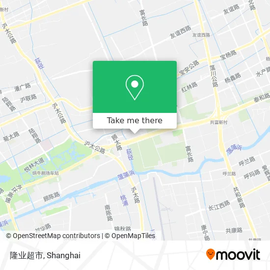 隆业超市 map