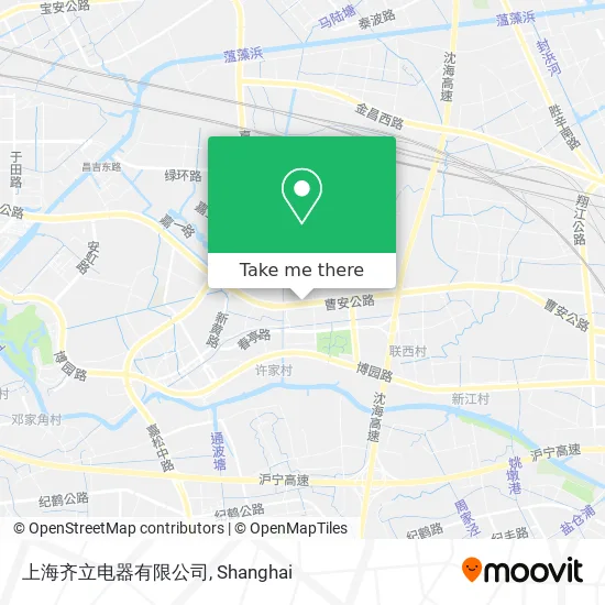 上海齐立电器有限公司 map