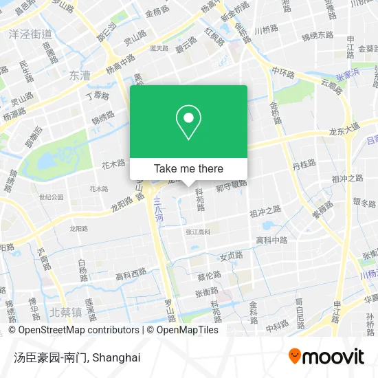汤臣豪园-南门 map