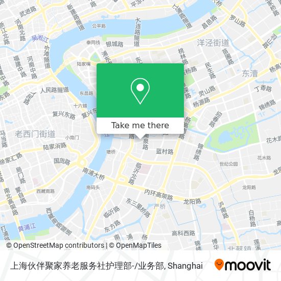 上海伙伴聚家养老服务社护理部-/业务部 map