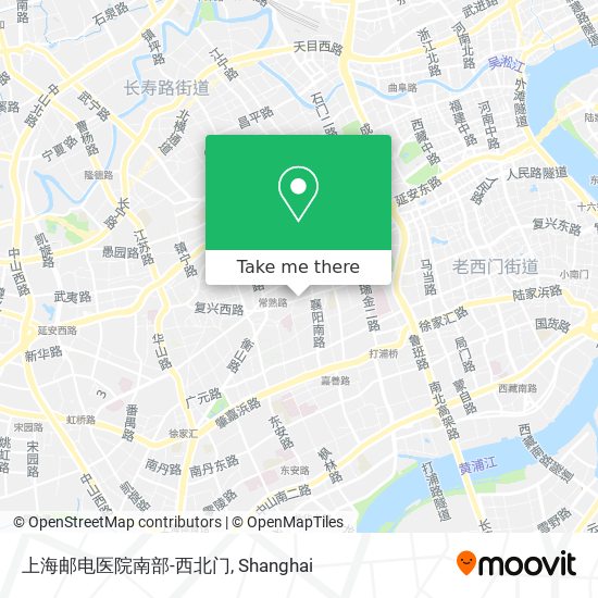 上海邮电医院南部-西北门 map