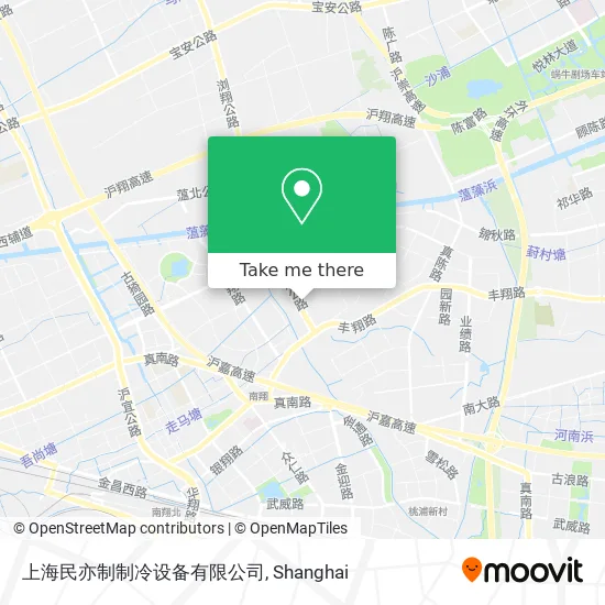 上海民亦制制冷设备有限公司 map