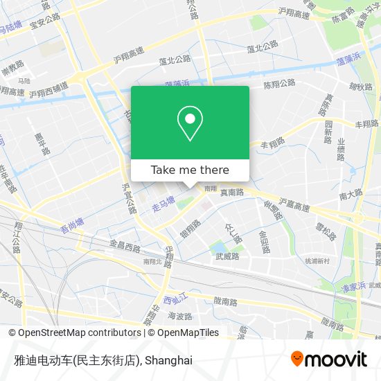 雅迪电动车(民主东街店) map