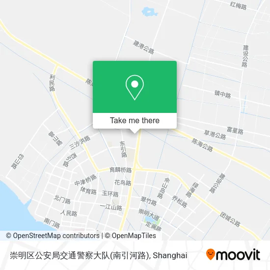 崇明区公安局交通警察大队(南引河路) map