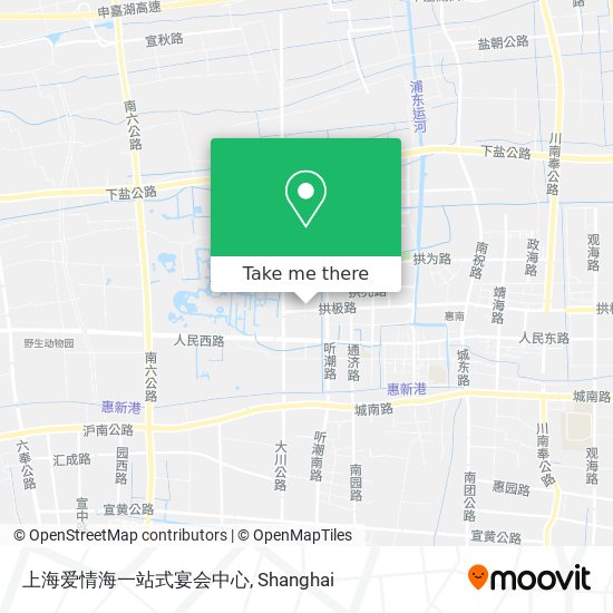 上海爱情海一站式宴会中心 map
