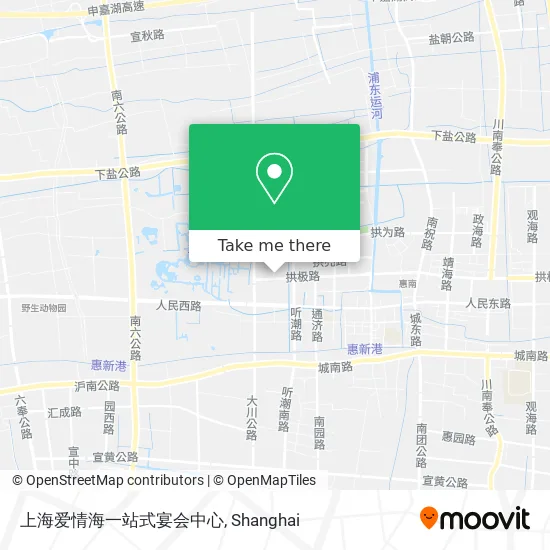上海爱情海一站式宴会中心 map