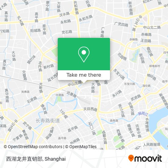 西湖龙井直销部 map