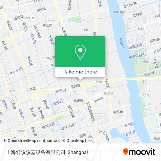 上海轩仪仪器设备有限公司 map