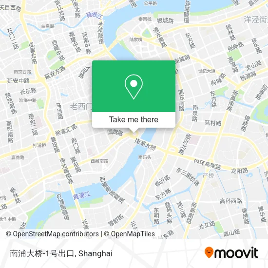 南浦大桥-1号出口 map