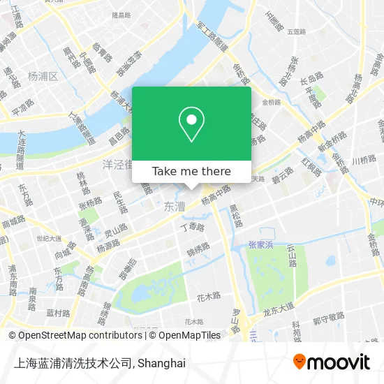 上海蓝浦清洗技术公司 map