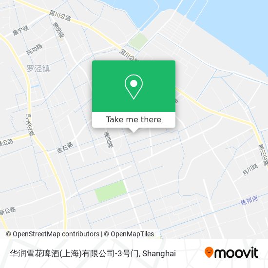华润雪花啤酒(上海)有限公司-3号门 map