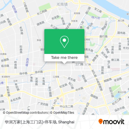 华润万家(上海三门店)-停车场 map