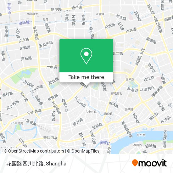 花园路四川北路 map